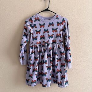 Hannah Anderson Butterfly Sky Knit Dress in French Terry